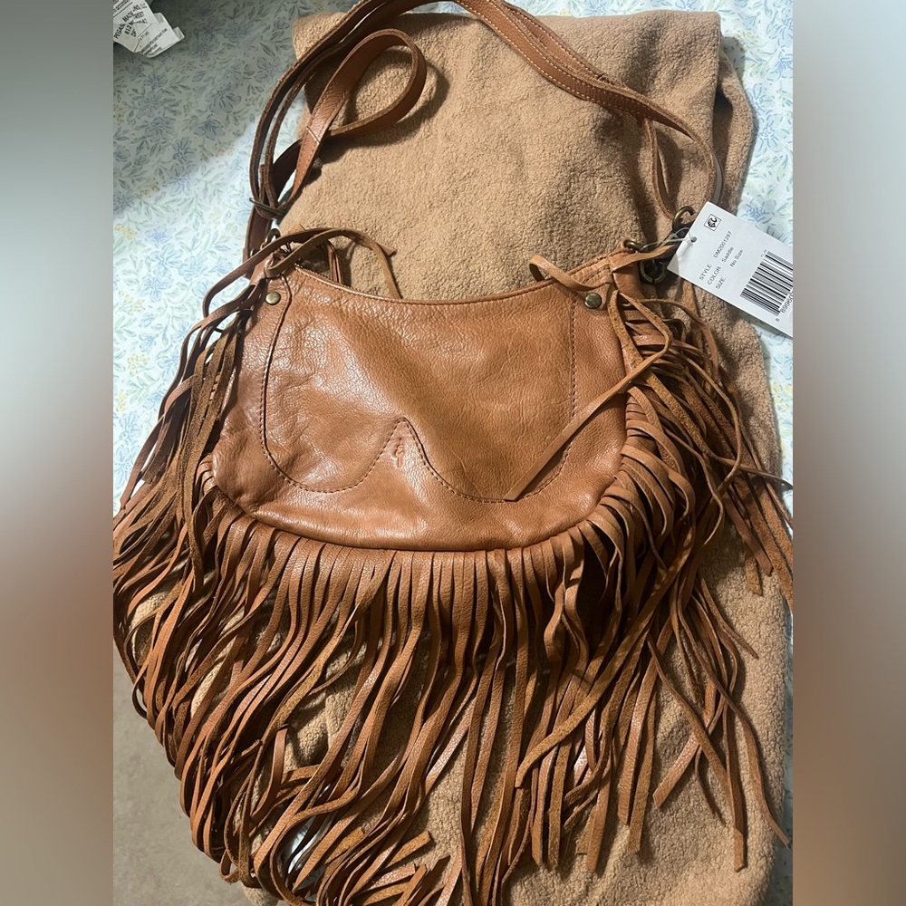 Day & Mood Saddle Fringe Crossbody Purse NWT
